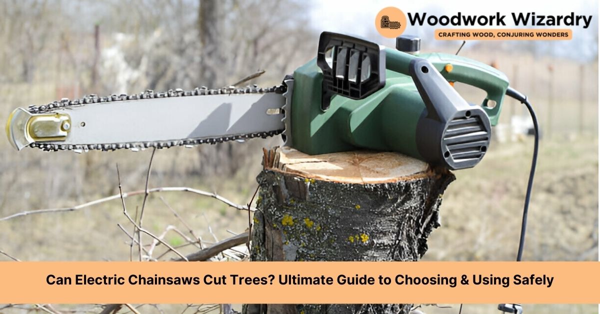 can electric chainsaw cut trees