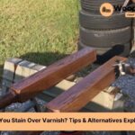 can you stain over varnish