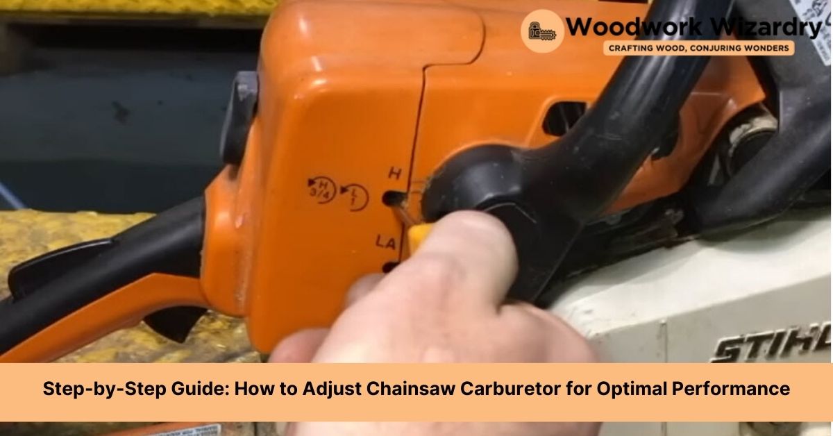 how to adjust chainsaw carburetor