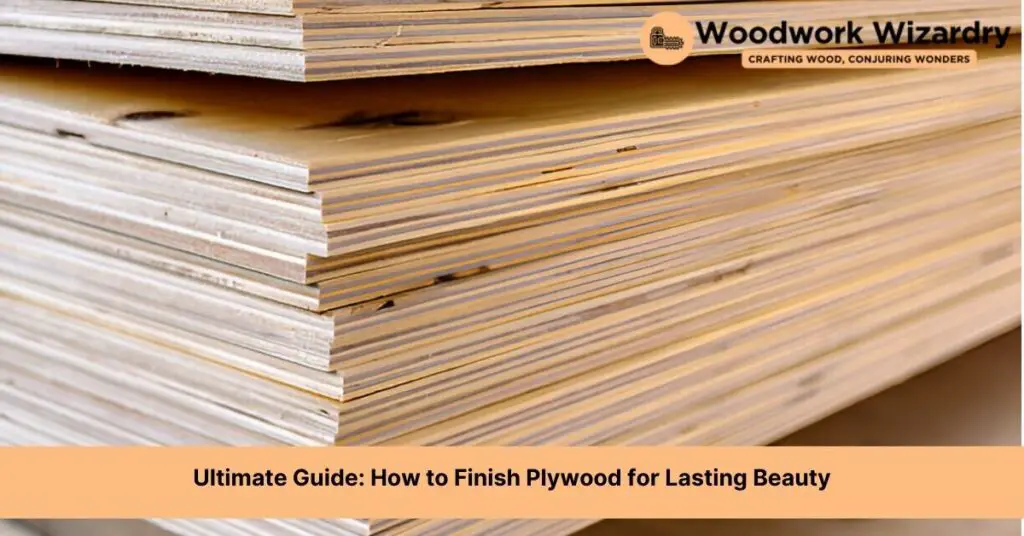 how to finish plywood