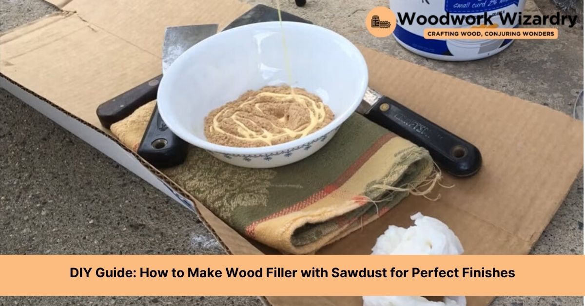 DIY Guide How to Make Wood Filler with Sawdust for Perfect Finishes