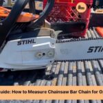 how to measure chainsaw bar chain