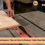 how to reduce table saw noise