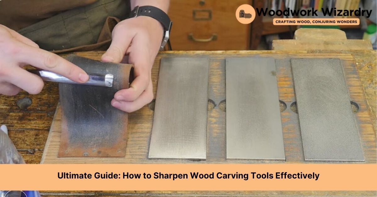 how to sharpen wood carving tools