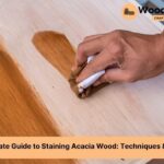 how to stain acacia wood