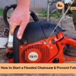 how to start a flooded chainsaw