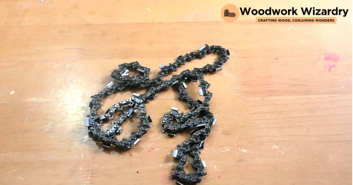 how to untangle a chainsaw chain