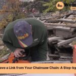 take link out chainsaw chain