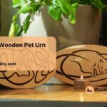 handmade wooden pet urn pet bird