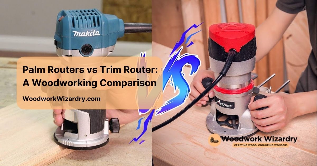 palm routers vs trim router a woodworking comparison