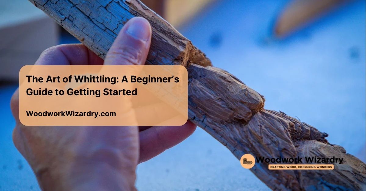 the art of whittling a beginners guide to getting started