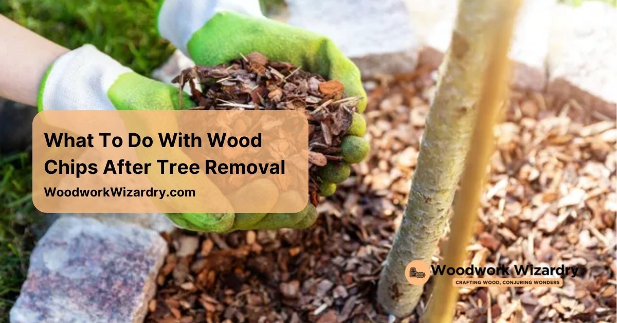 what to do with wood chips after tree removal