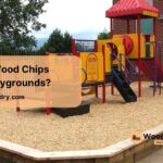why are wood chips used in playgrounds