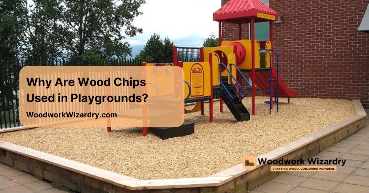 why are wood chips used in playgrounds