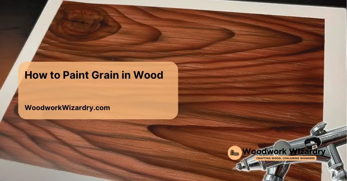 How to Paint Grain in Wood
