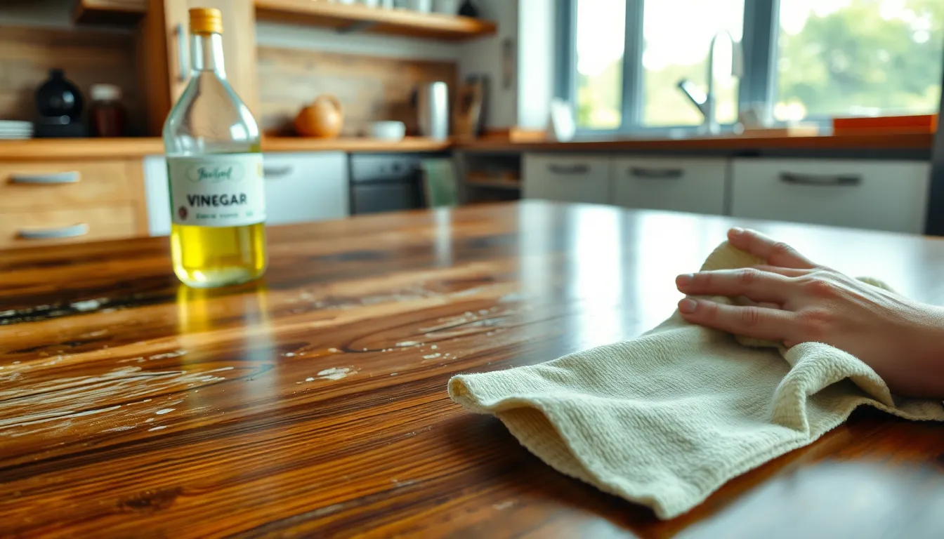 1 does vinegar harm wood