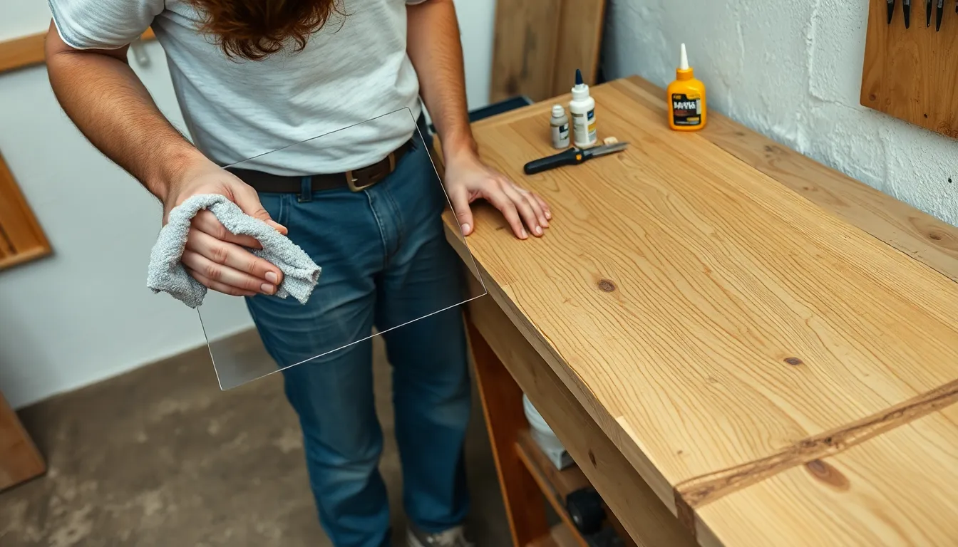 1 how to attach acrylic to wood