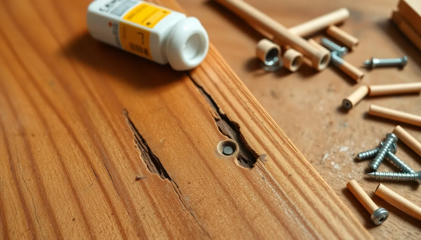 1 how to repair a stripped screw hole in wood