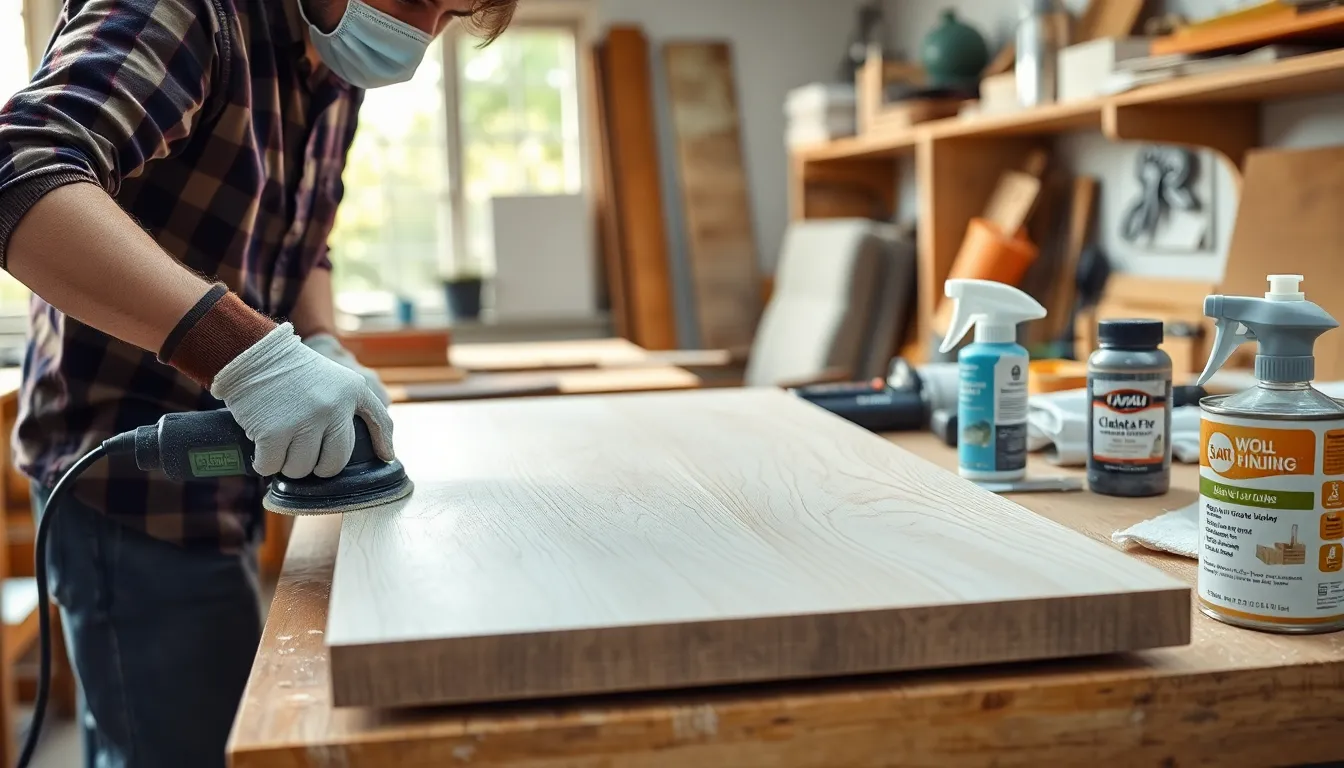 1 how to restain veneer wood