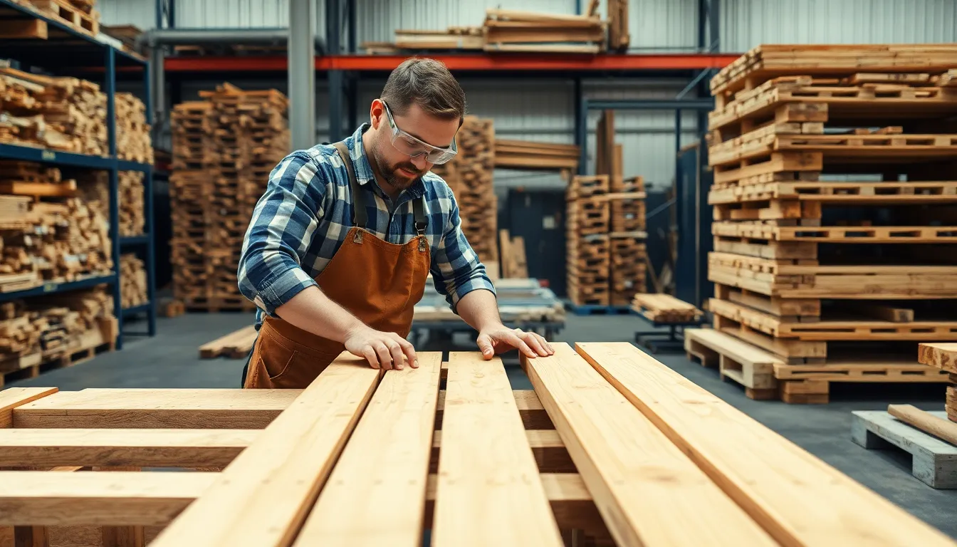 1 what is pallet wood made of