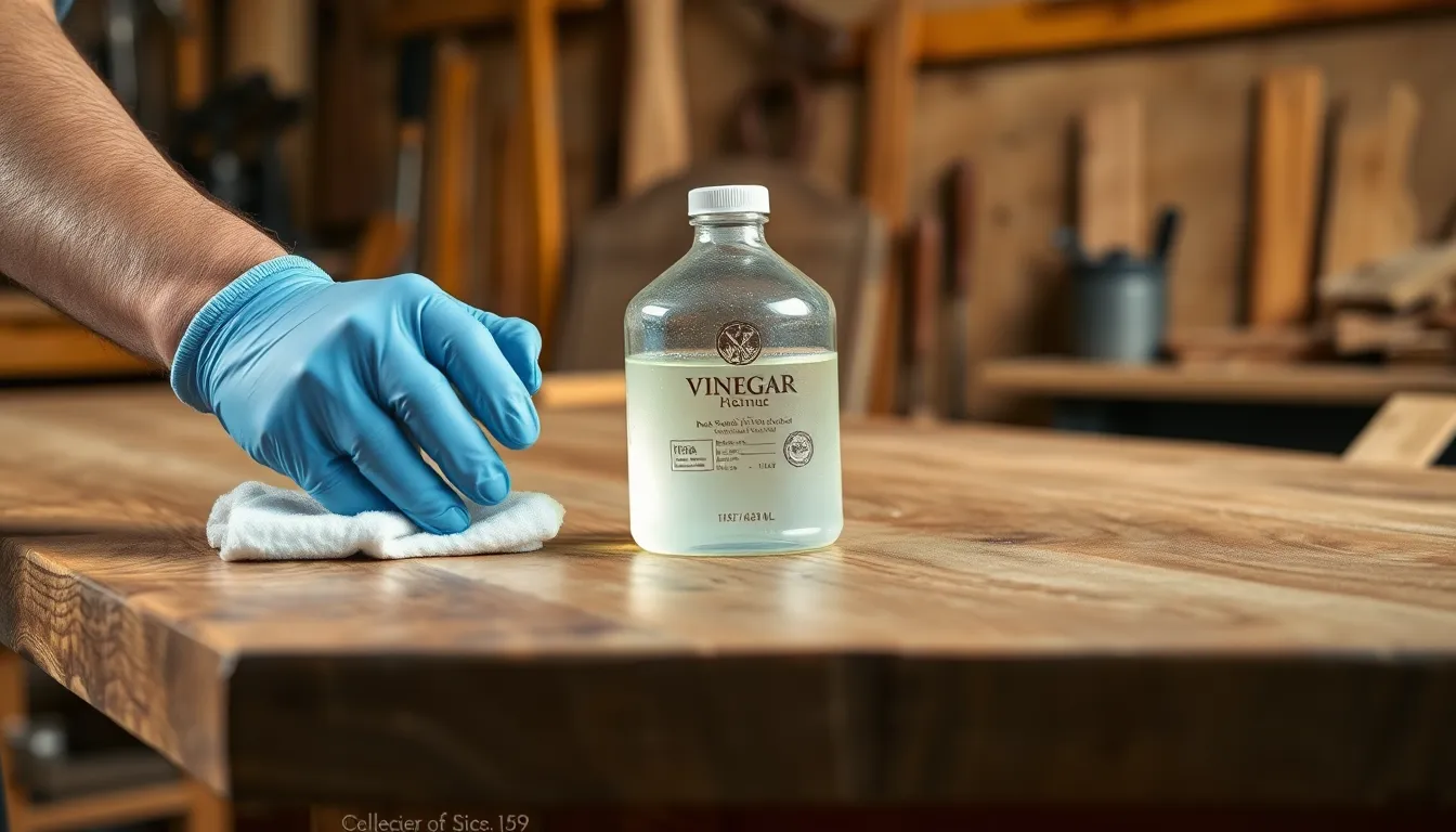 2 does vinegar harm wood