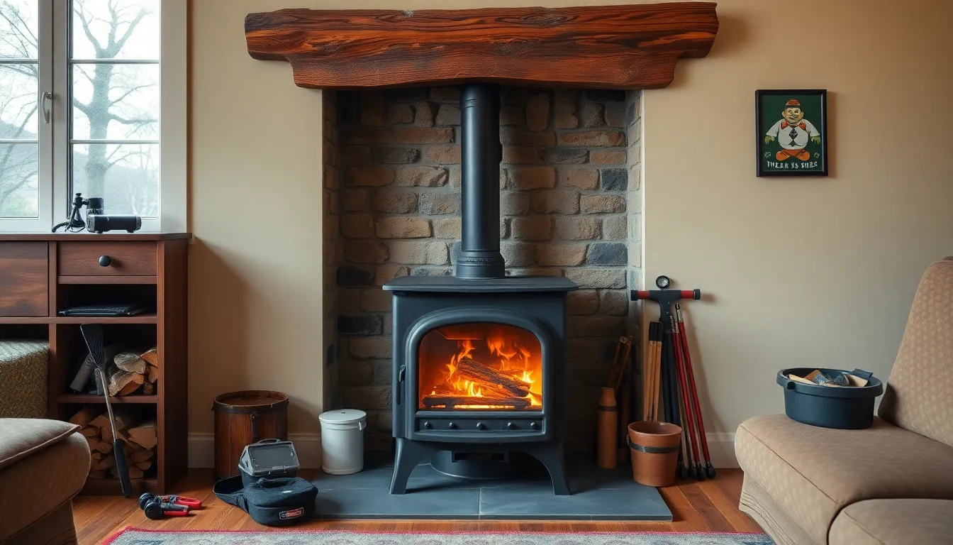3 does a wood burning stove produce carbon