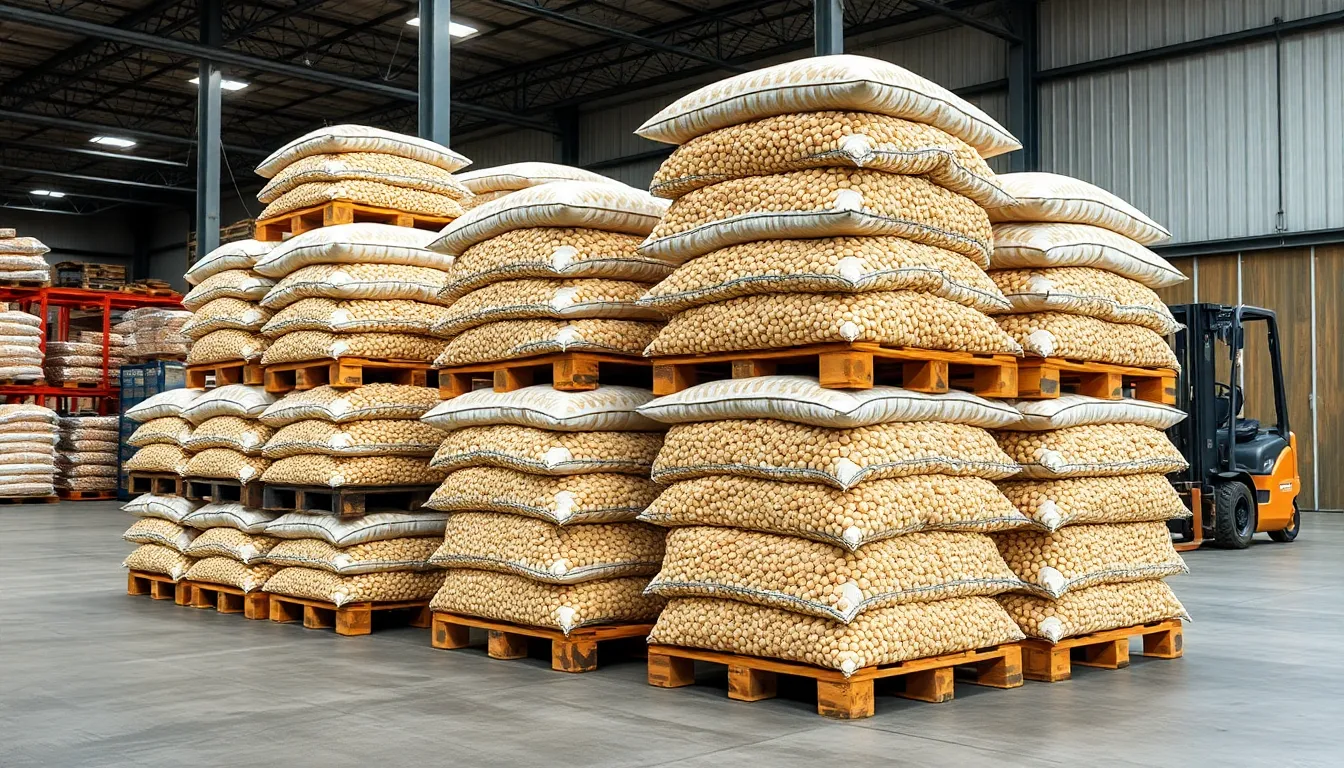 3 how many bags on a pallet of wood pellets