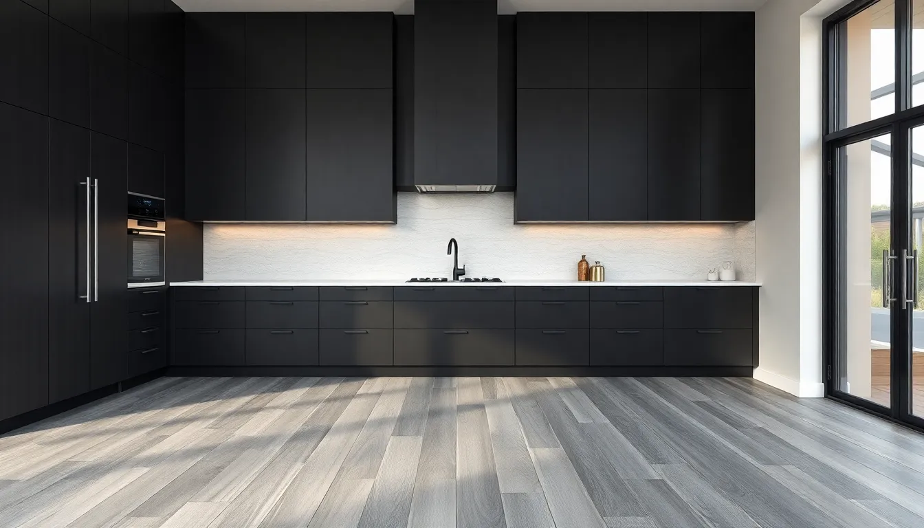 9 Best Wood Floor Colors to Pair with Dark Cabinets | Designer Guide 5 3 what color wood floor with dark cabinets