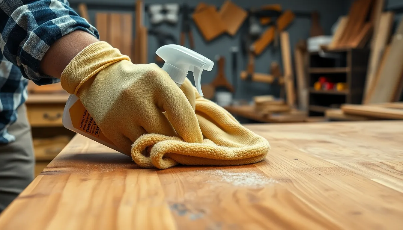 4 does vinegar harm wood