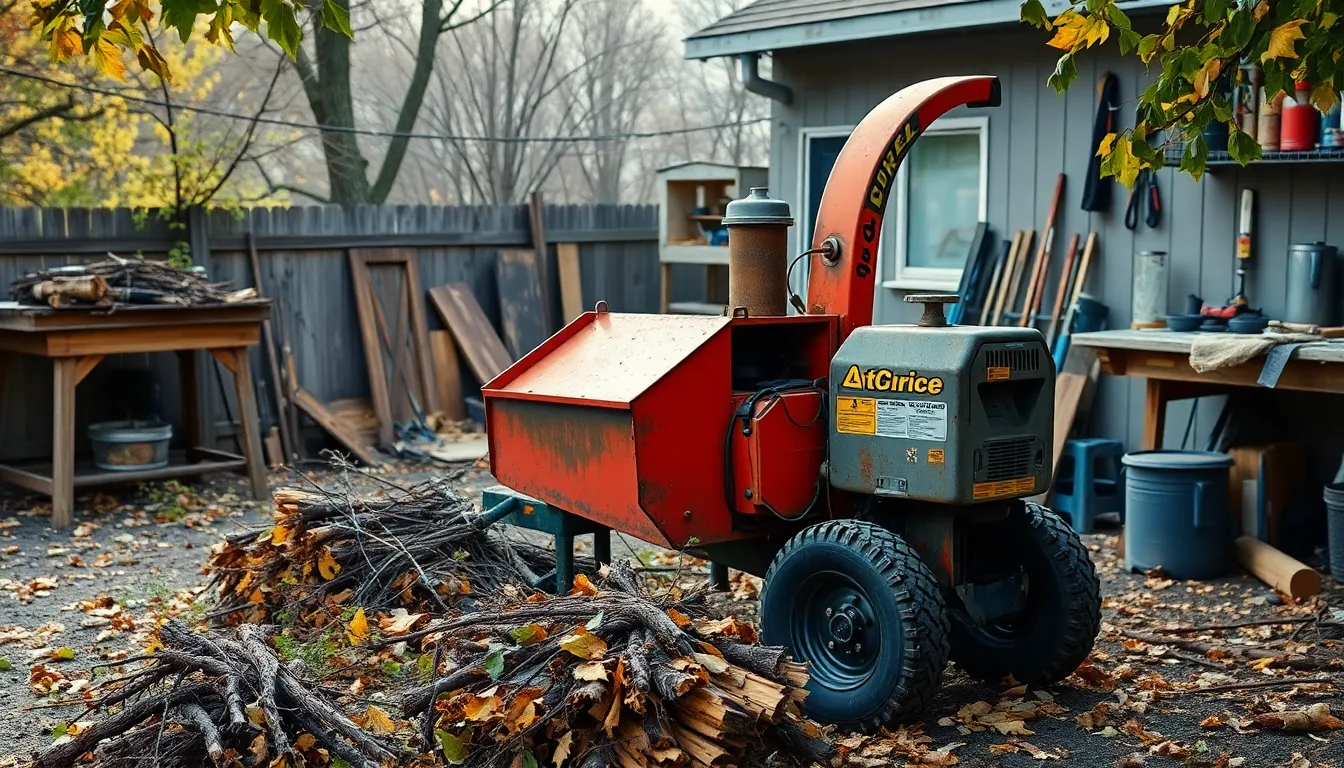 4 how much is a wood chipper rental