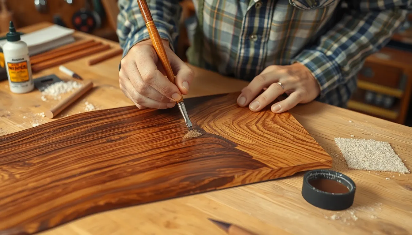 4 how to restain veneer wood