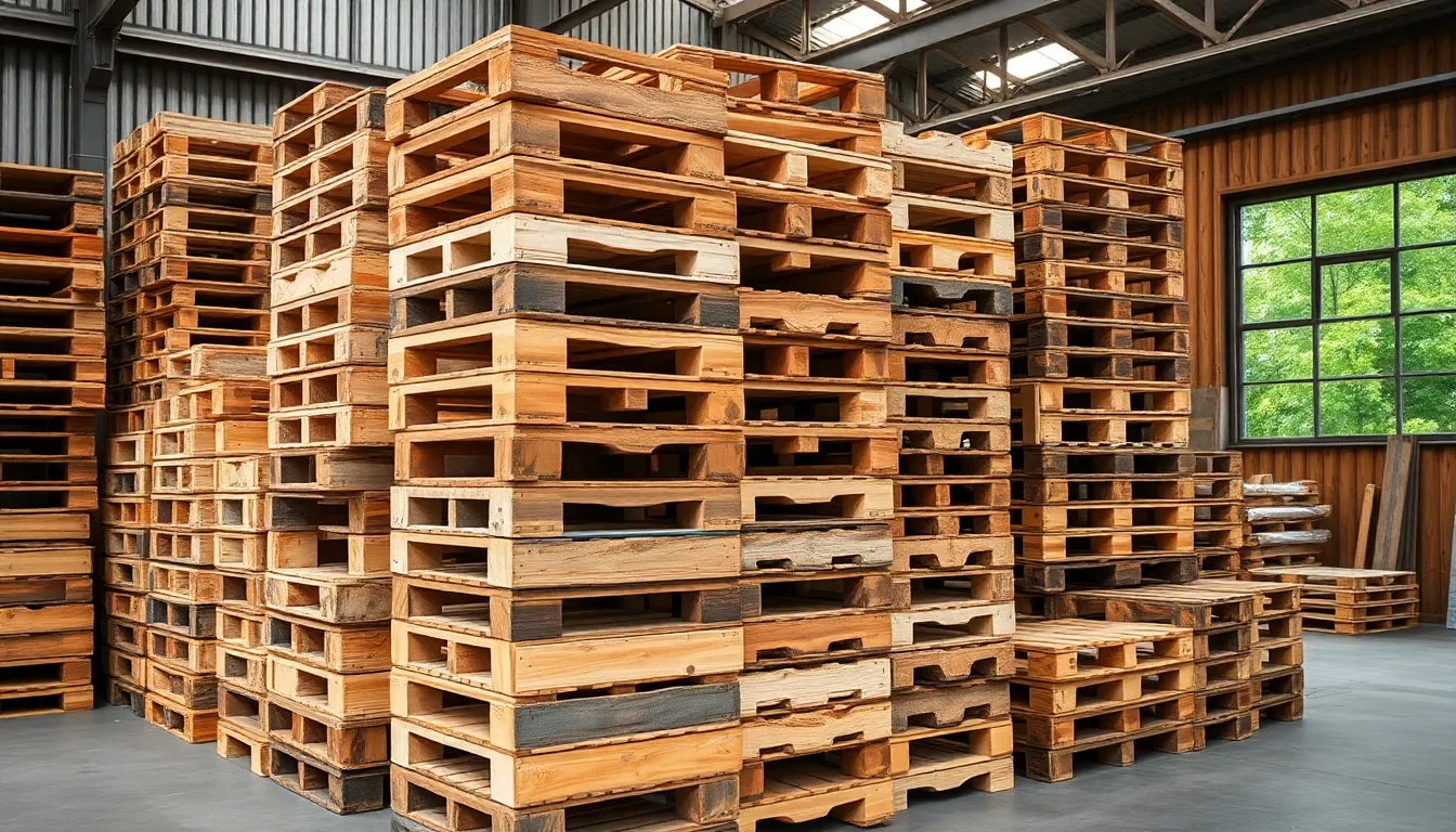 4 what is pallet wood made of