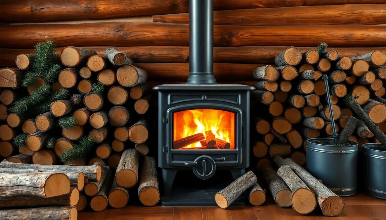 5 can you burn pine in a wood stove