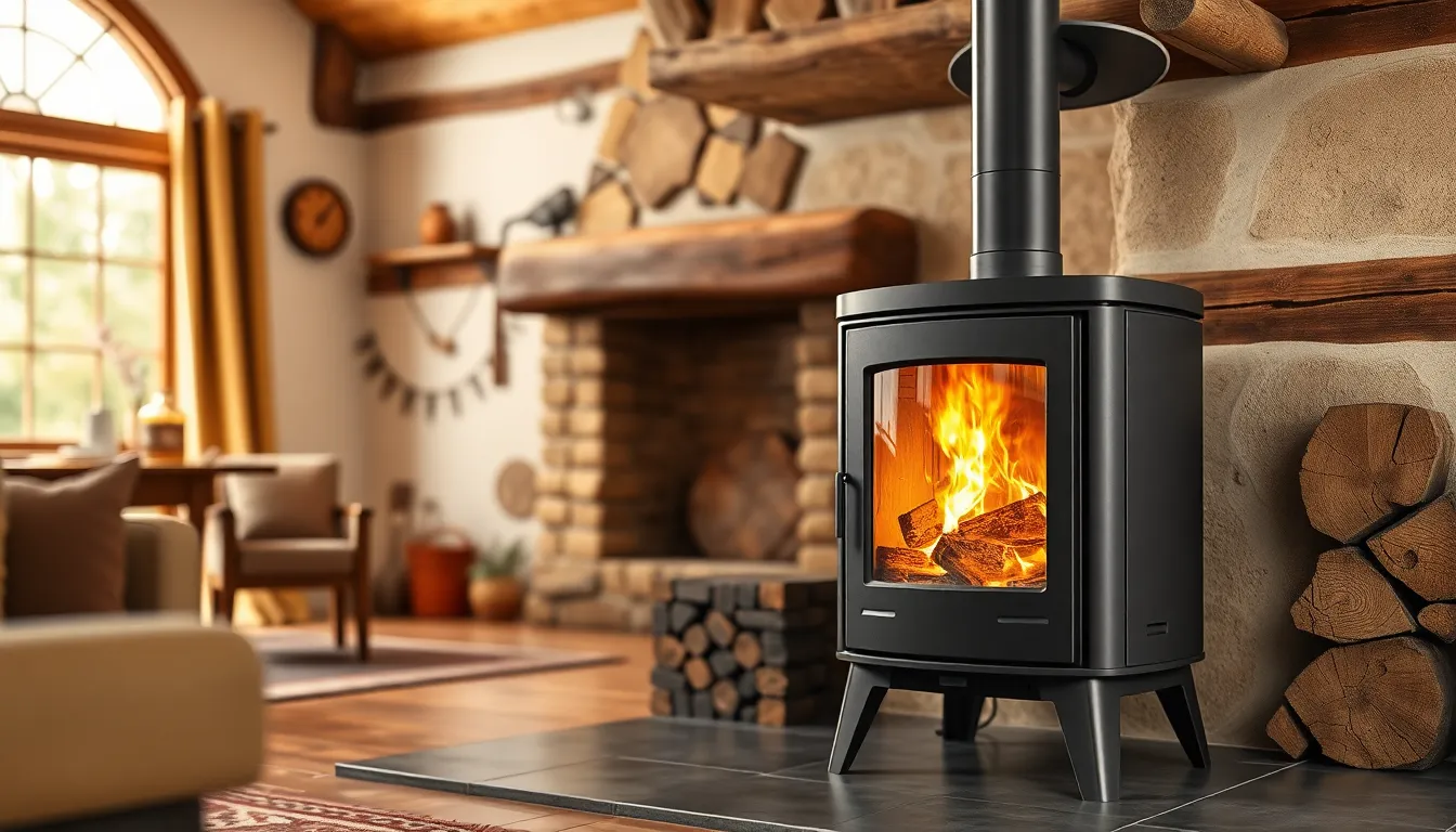 5 does a wood burning stove produce carbon