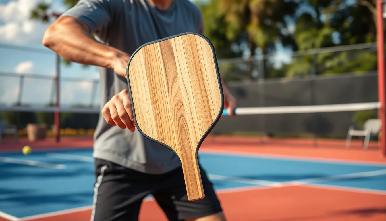 are wooden pickleball paddles good
