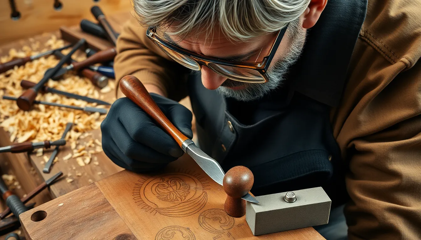 how do i engrave wood