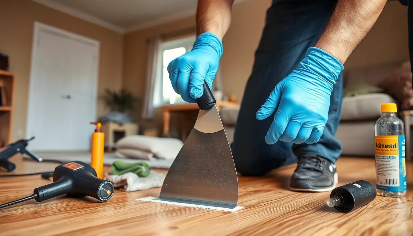 How to Remove Carpet Tape from Wood Floors Without Damage | DIY Guide 2 how to remove carpet tape from wood floor