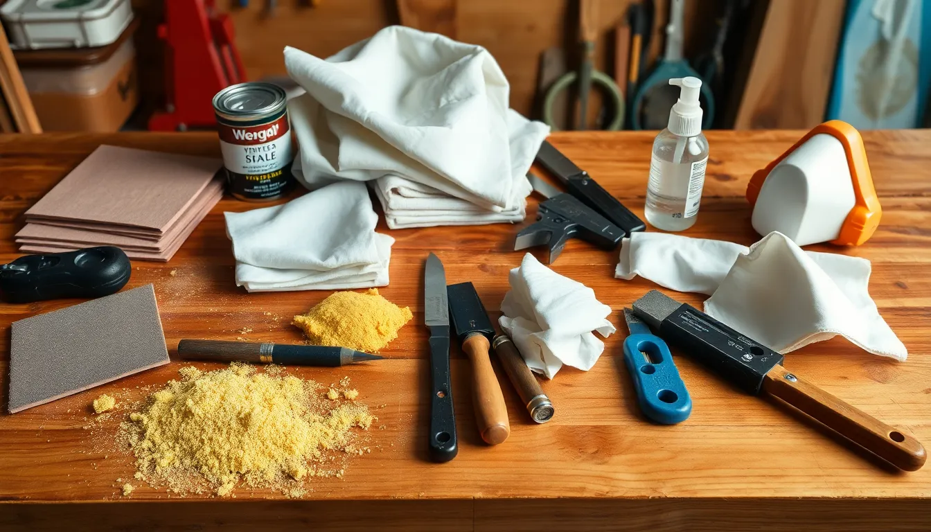 how to restain veneer wood