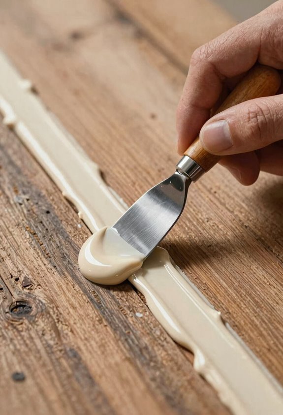 7 Steps to Apply Wood Filler Like a Pro 3 apply filler with precise pressure technique