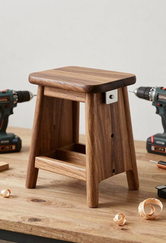 10 Woodworking Projects You Can Finish in 4 Hours 2 dual purpose shoe storage stool plan