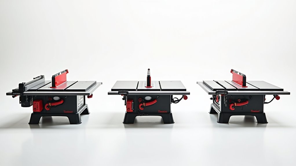 five key factors for small table saws
