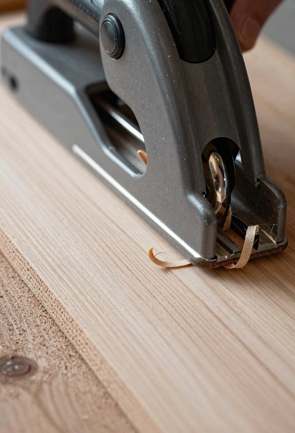 grain direction prevents tear out