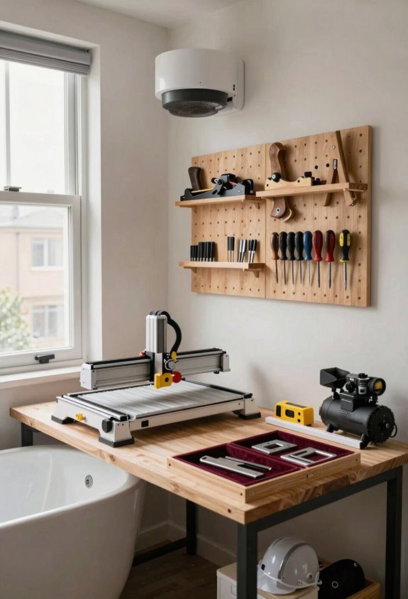 How to Set Up a Woodworking Shop in Your Apartment 1 ideal apartment woodworking spot accessible dry separate