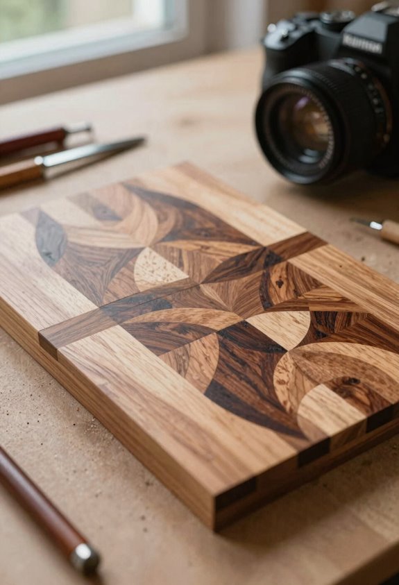 intarsia inlaid wood imagery