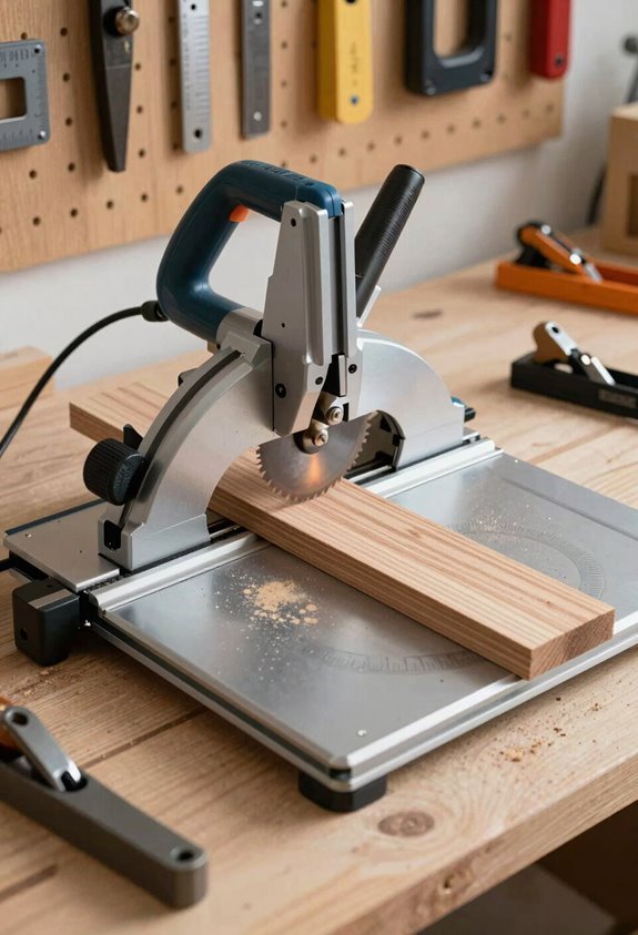 7 Best Tools for Small Woodworking Shops 3 miter saw saves space fast crosscuts