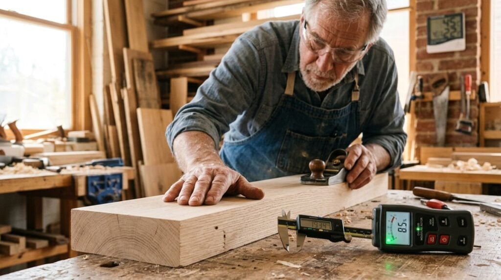 optimal moisture for quality woodworking