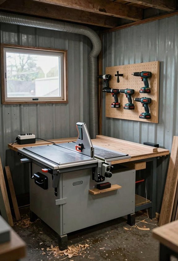 How Do You Set up Woodworking in a Storage Unit? 4 power setup determines usable equipment