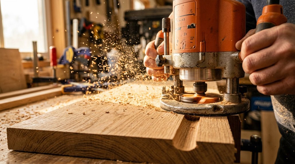 routers shape woodwork details