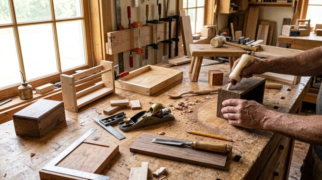 seven small woodworking projects this weekend