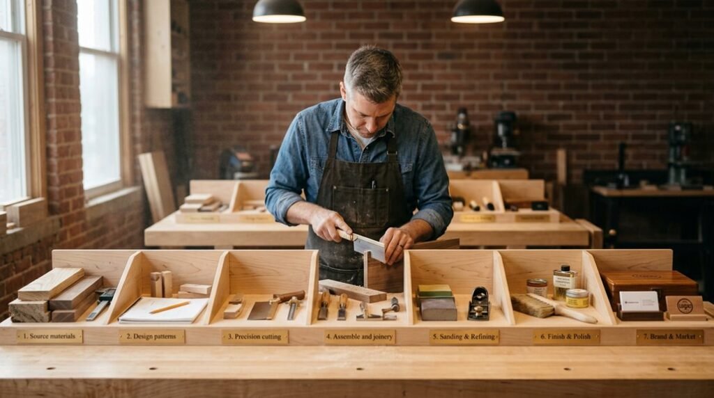 seven step plan for woodworking side hustle